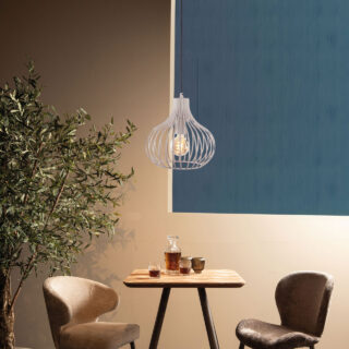 Hanglamp Aglio Draadlamp O 28 Cm Zandkleur 2