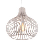 Hanglamp Aglio Draadlamp O 38 Cm Zandkleur 14
