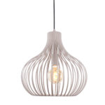 Hanglamp Aglio Draadlamp O 38 Cm Zandkleur 15
