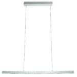 Hanglamp Fluxy Champagne Staal Sensorbediening Verstelbaar Door Kabellift 160 Cm