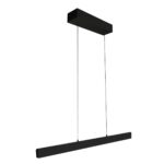 Hanglamp Fluxy Mat Zwart Sensorbediening Verstelbaar Door Kabellift 120 Cm 10