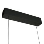 Hanglamp Fluxy Mat Zwart Sensorbediening Verstelbaar Door Kabellift 120 Cm 2