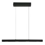 Hanglamp Fluxy Mat Zwart Sensorbediening Verstelbaar Door Kabellift 120 Cm 4