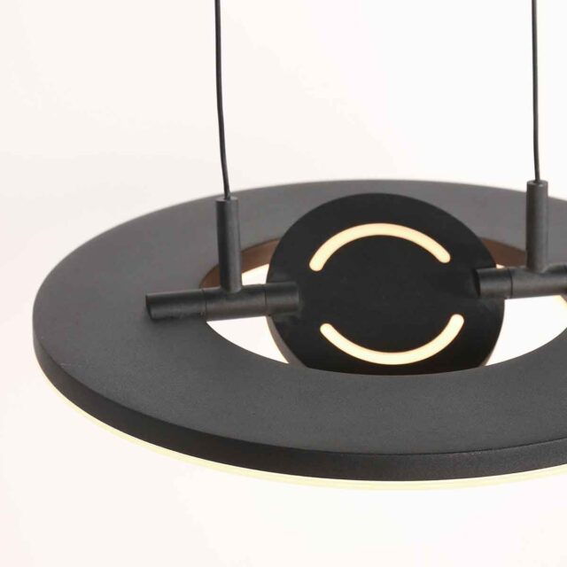Hanglamp Soleil Matzwart Richtbare Ledmodule 40 W Dimbaar Katrolsysteem 13