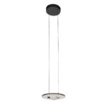 Hanglamp Soleil Matzwart Richtbare Ledmodule 40 W Dimbaar Katrolsysteem