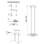 Hanglamp Soleil Matzwart Richtbare Ledmodule 40 W Dimbaar Katrolsysteem 9