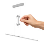 Moderne Design Hanglamp Bande 150 Cm Staal In Hoogte Verstelbaar