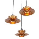 Moderne Hanglamp Muschio Drielichts Getrapt Zwart Goud Brons 5