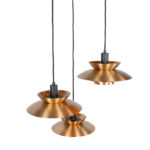 Moderne Hanglamp Muschio Drielichts Getrapt Zwart Goud Brons 6