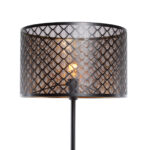 Zwarte Vloerlamp Laser Met Gouden Binnenkant O 40 Cm Grote E27 Fitting 13