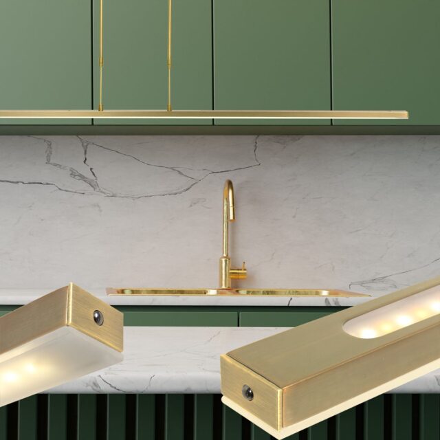 Hanglamp Zelena Goud Met Dimmer 15
