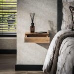 Nachtkastje Set Van 2 Layer Xs Massief Acacia Naturel 3