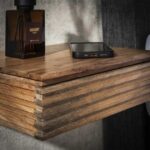 Nachtkastje Set Van 2 Layer Xs Massief Acacia Naturel 4