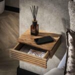 Nachtkastje Set Van 2 Layer Xs Massief Acacia Naturel 5