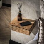 Nachtkastje Set Van 2 Layer Xs Massief Acacia Naturel 7
