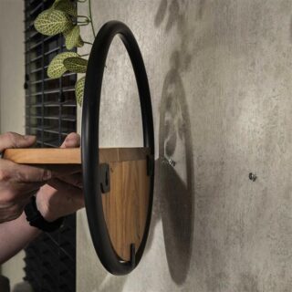Wandschap Round Set Van 3 Massief Acacia Naturel 2