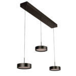 Eettafellamp Alieno 3 Lichts Zwart 3 X 18w Led Dimbaar Katrolsysteem 5
