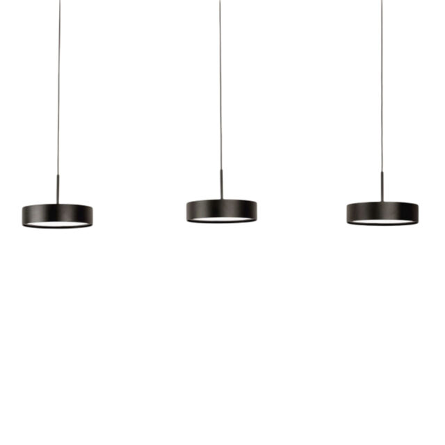 Eettafellamp Alieno 3 Lichts Zwart 3 X 18w Led Dimbaar Katrolsysteem 6