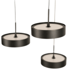 Hanglamp Alieno Getrapt 3 Lichts Zwart 3 X 18w Led Dimbaar Katrolsysteem 5