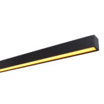 Lange Eettafellamp Traiano Zwart 160 Cm Dimmer Lichtkleur 2000k 3000k 6