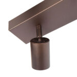 Plafondspot Bounce 4 Lichts Verstelbaar Cacao Bruin Gu10 12