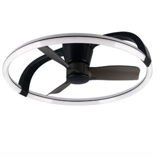 Plafondventilator Zwart Met Licht 3