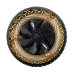 Plafondventilator Zwart Met Licht Bidar