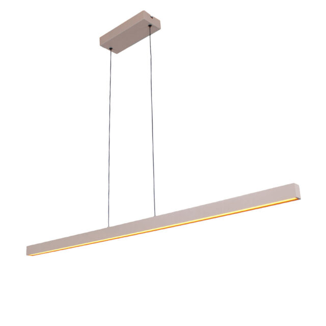 Strakke Minimalistische Hanglamp Traiano Zand Beige 140 Cm 14