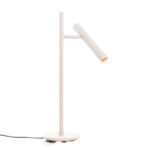 Tafellamp Pierro 1 lichts zand/beige met dimfunctie