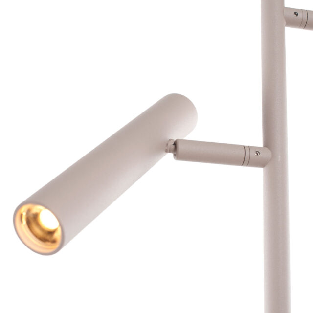 Vloerlamp Pierro 2 Lichts Zand Beige Met Dimfunctie 11