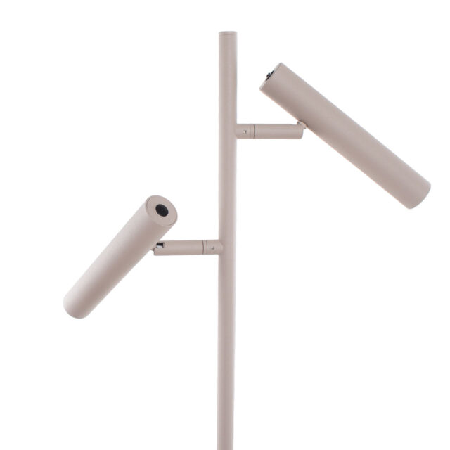 Vloerlamp Pierro 2 Lichts Zand Beige Met Dimfunctie 7