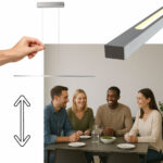 Moderne Design Hanglamp Bande 150 Cm Staal In Hoogte Verstelbaar 2
