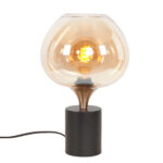 Tafellamp Fresu Met Amber Glas O 24 Cm 11