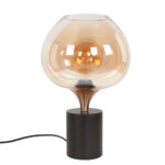 Tafellamp Fresu Met Amber Glas O 24 Cm 8