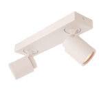 Verstelbare Plafondspot Razza 2 Lichts Zandkleur Creme 32 X 8 Cm Gu10