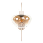 Wandlamp Genua Zand Beige Met Glas Luxe 1 Lichts Voor Aan De Wand 15