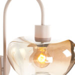 Wandlamp Genua Zand Beige Met Glas Luxe 1 Lichts Voor Aan De Wand 6