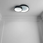 Dimbare Plafondlamp Fuso Klein O 48 Cm Zwart