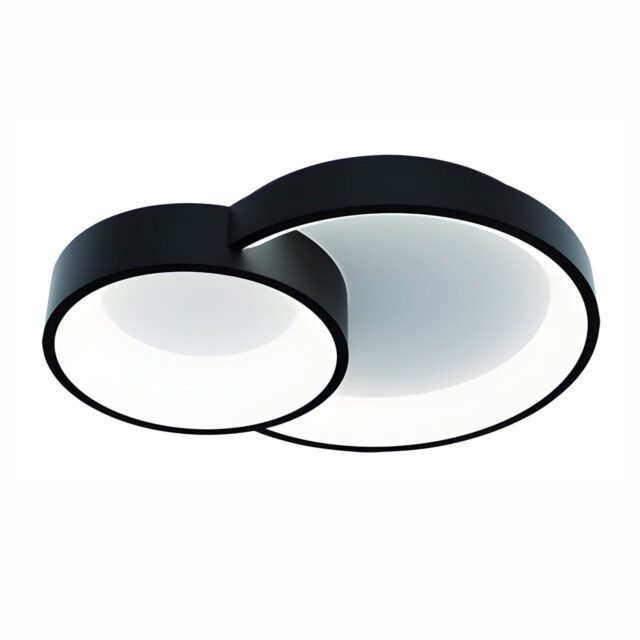 Dimbare Plafondlamp Fuso Klein O 48 Cm Zwart 2