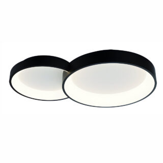 Dimbare Plafondlamp Fuso Middel O 71 Cm Zwart 3