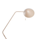 Scandinavische Staande Leeslamp Zand Beige Minimalistisch Design 10