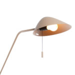 Scandinavische Staande Leeslamp Zand Beige Minimalistisch Design 19