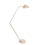 Scandinavische Staande Leeslamp Zand Beige Minimalistisch Design 5