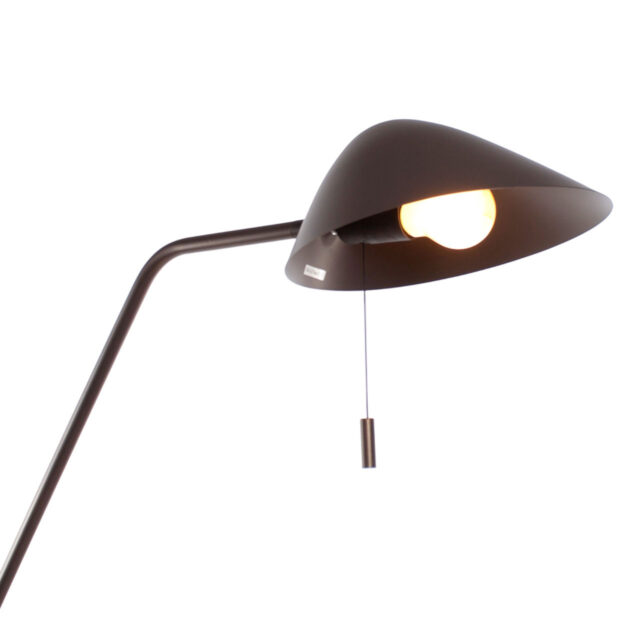 Staande Leeslamp Cacao Bruin Minimalistisch Design 15