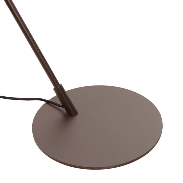 Staande Leeslamp Cacao Bruin Minimalistisch Design 16