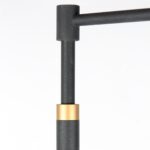 Vloerlamp Soleil Zwart Goud Draadloze Luxe Leeslamp Met Warme Uitstraling 13