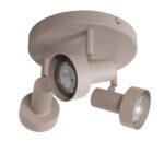 Zandkleurige Plafondspot 3 Lichts Gu10 12