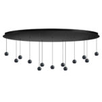 Hanglamp Grace Moderne Zwarte Eettafellamp 13 Lichts 5