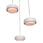 Ronde 3 Lichts Katrol Hanglamp Zand Beige Puleggia Dim To Warm 11