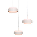 Ronde 3 Lichts Katrol Hanglamp Zand Beige Puleggia Dim To Warm 20